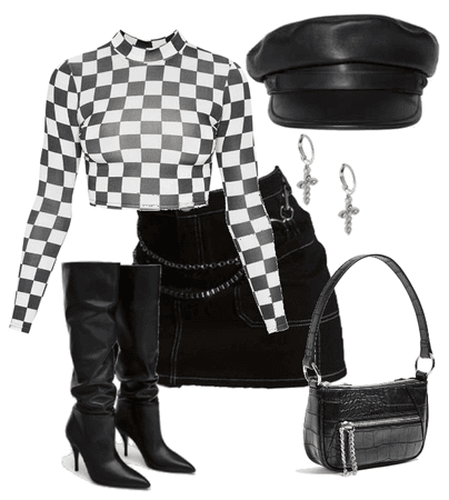 Monochrome Checkerboard Chic