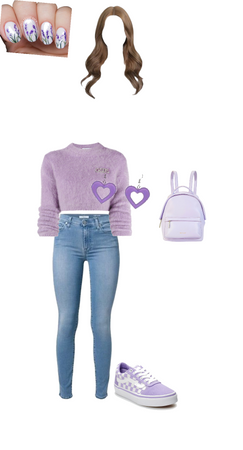 lavendar outfit