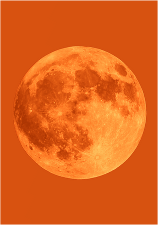 orange moon 🌕