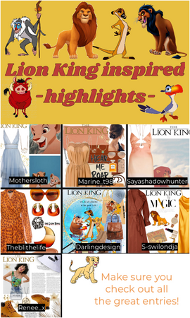 Lion King inspired highlights
