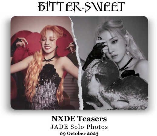BITTER-SWEET 비터스윗 (JADE) Nxde Photo Teasers