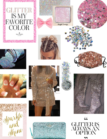 glitter outfit