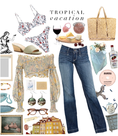 your floral tropical vacation