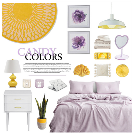 Home Decor: Lavender / Lemon