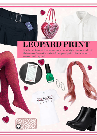 leopard print 🐆 + pink 💗