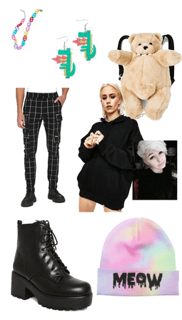 FTM Pastel Goth Outfit