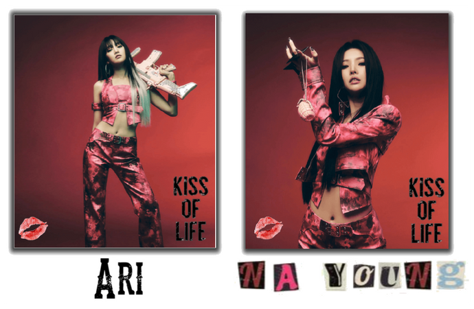 Ari and Na young kiss of life concept photos