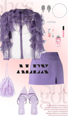 purple dressy