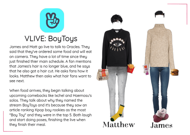 VLIVE | BoyToys with Matthew and James