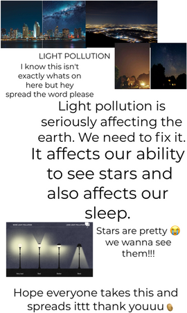 LIGHT POLLUTION AWARENESS‼️‼️