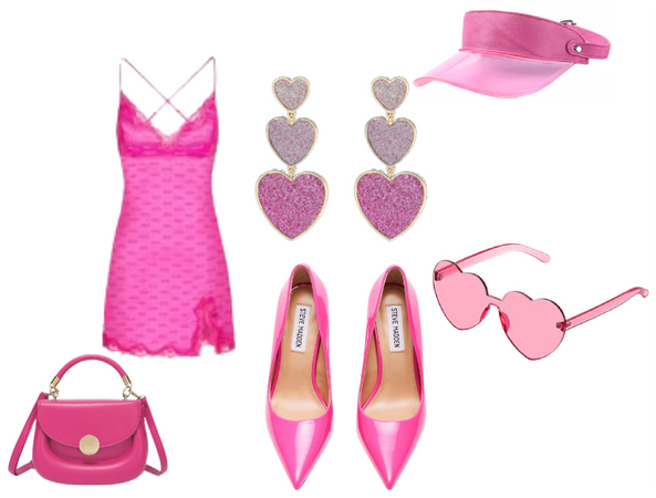 pink cotton percale jumpsuit