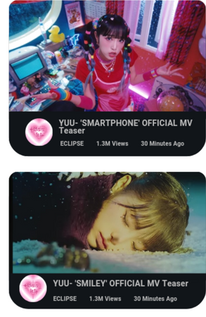 YUU- Smartphone + SMILEY MV Teasers