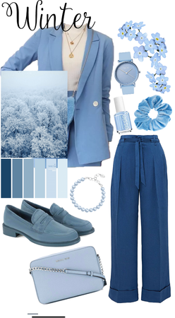 Winter blue