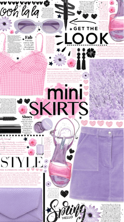 mini skirts.