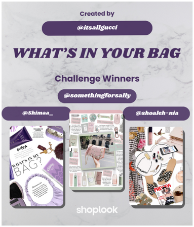 What's in your bag winners