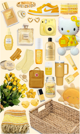 Yellow/Gold Gift Basket ☀️
