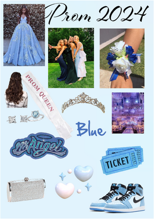 Prom blue