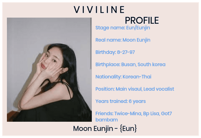Eunjin Profile