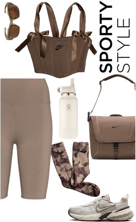 brown & sporty