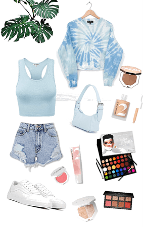 casual teenage blue outfit 💙