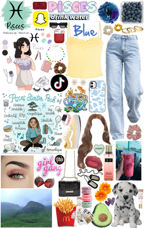 Pisces zodiac sign outfit