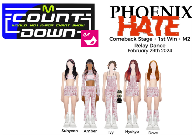 PHOENIX (피닉스) Hate | M Countdown + M2 Relay Dance