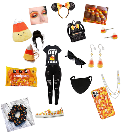 Candy corn outfit