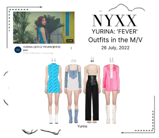 NYXX (닉스) [𝐘𝐔𝐑𝐈𝐍𝐀] 'FEVER' M/V Outfits