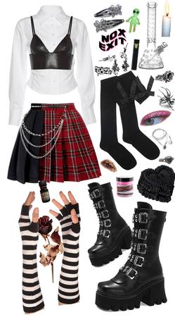 alternative mallgoth outfit