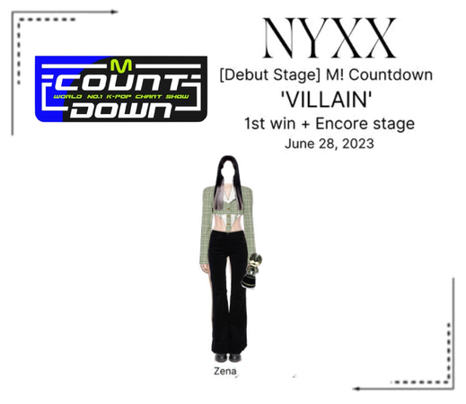 NYXX (닉스) [ZENA] 'VILLAIN' on M! Countdown