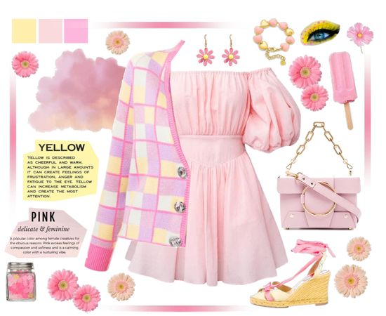 yellow and pink 💐