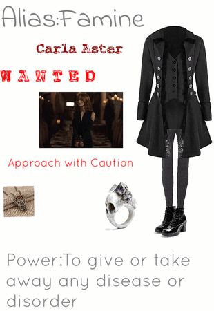 Carla Aster aka Famine: Vampire with the ability of Mental Disorder Manipulation