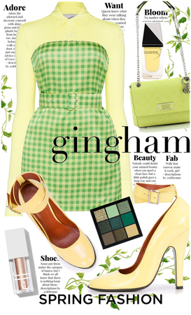 Yellow & Green: Springtime Gingham