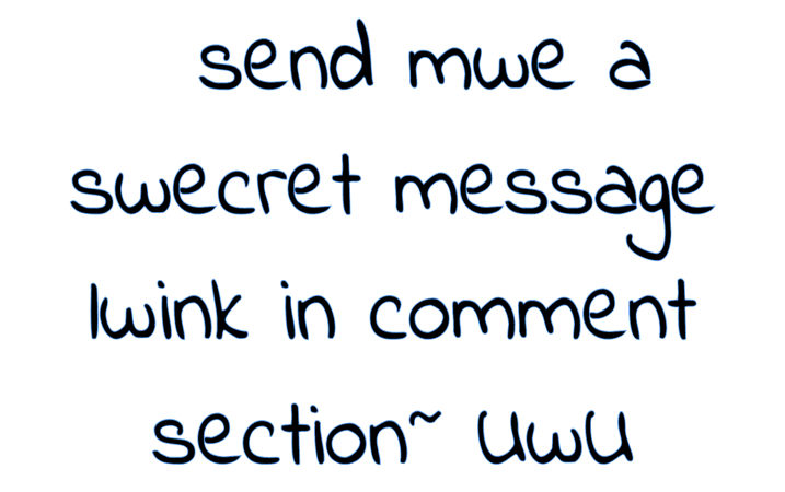 sennd me secret message