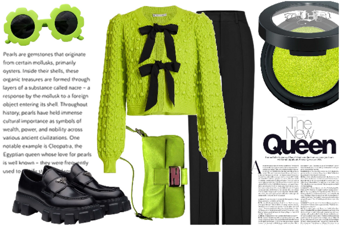 lime and black