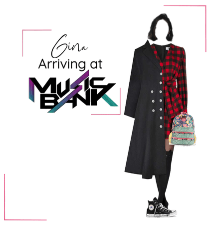 Gina Arriving at Music Bank 2/12