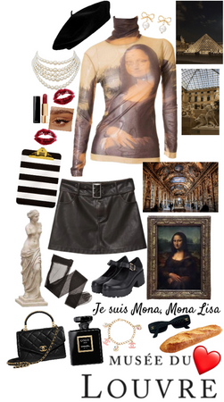 “Je suis Mona, Mona Lisa” Louvre museum