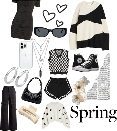 black and white spring !