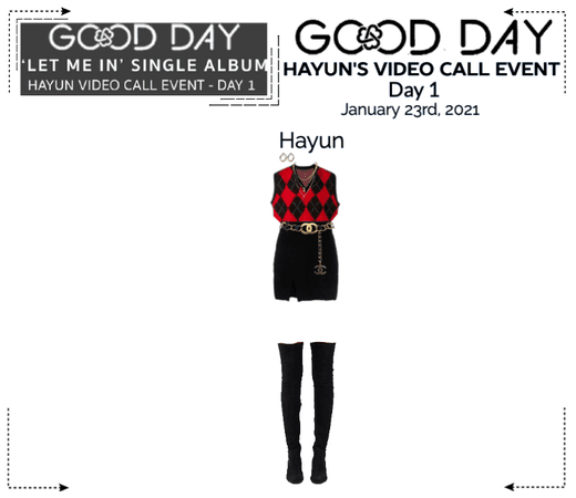 GOOD DAY (굿데이) [HAYUN] Video Call Event - Day 1
