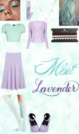 Mint and Lavender Outfit