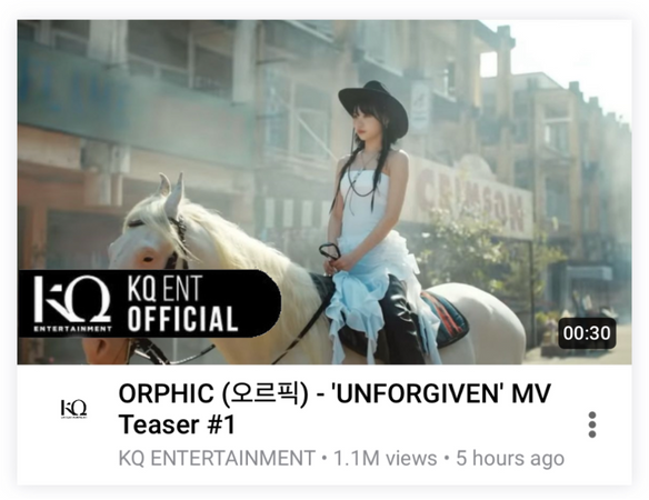 ORPHIC (오르픽) ‘UNFORGIVEN’ MV Teaser #1