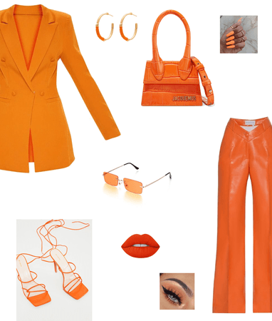 oranges theme blazer