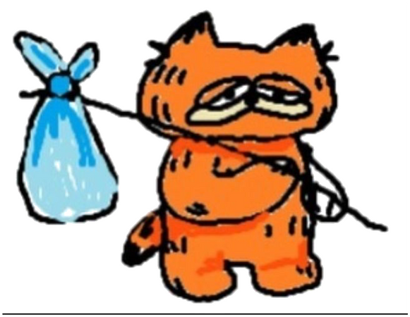 Sad Garfield
