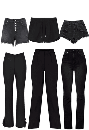 Black pants/shorts