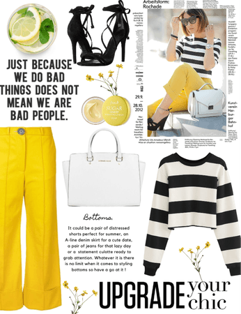 yellow and stripe