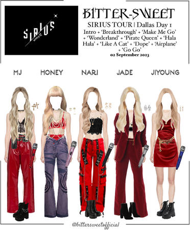 BITTER-SWEET 비터스윗 Sirius World Tour Dallas Day 1