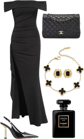 Elegant date night outfit