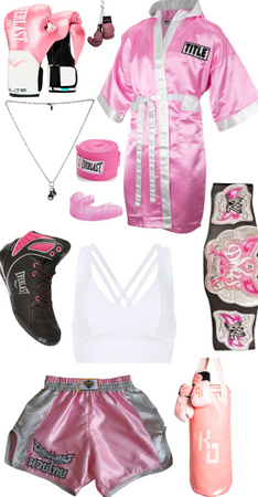 pink boxer set for woman