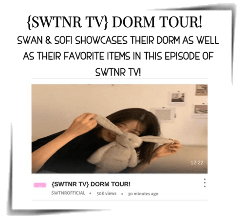 {SWTNR TV} DORM TOUR!