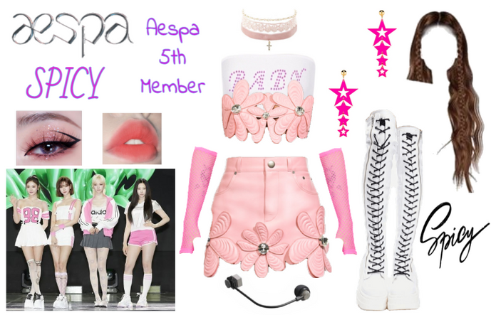 Aespa 5th Member - SPICY Stage Outfit #4